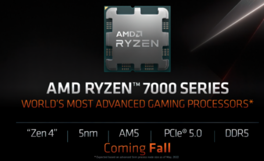 AMD Ryzen 7000 5nm Zen 4 AM5 台式机 CPU 规格与性能